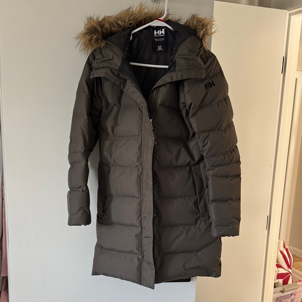 Helly Hansen Women's Dark Brown Puffer Jacket